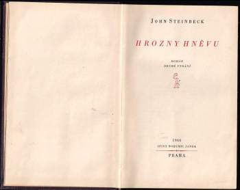John Steinbeck: Hrozny hněvu