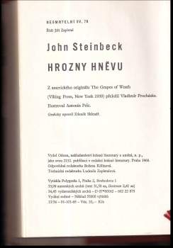 John Steinbeck: Hrozny hněvu