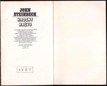 John Steinbeck: Hrozny hněvu