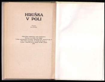 Vlasta Javořická: Hruška v poli