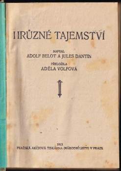 Adolphe Bélot: Hrůzné tajemství