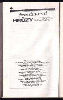 Jean Dutourd: Hrůzy lásky