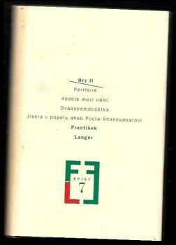 František Langer: Hry II