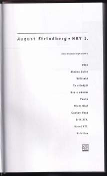 August Strindberg: Hry