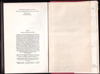 Henry Fielding: Hry ; Jonathan Wild