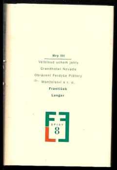 František Langer: Hry