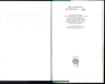 Jan Werich: Hry Osvobozeného divadla 3