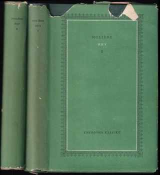 Hry 1 - 2 - Molière, Vladimír Brett, Molière, Molière, Vladimír Brett (1953, Státní nakladatelství krásné literatury, hudby a umění) - ID: 749465