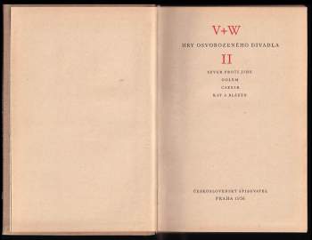 Jan Werich: Hry Osvobozeného divadla