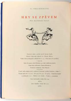 Věra Mišurcová: Hry se zpěvem