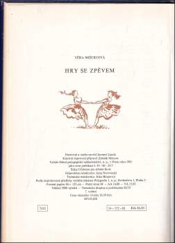 Věra Mišurcová: Hry se zpěvem
