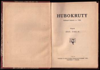 Antonín Thein: Hubokruty