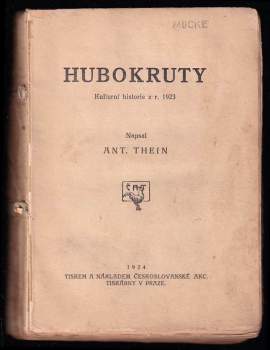 Antonín Thein: Hubokruty