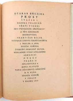Otokar Březina: Hudba pramenů