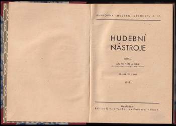 Antonín Modr: Hudební nástroje