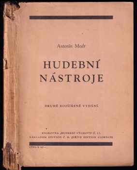 Antonín Modr: Hudební nástroje