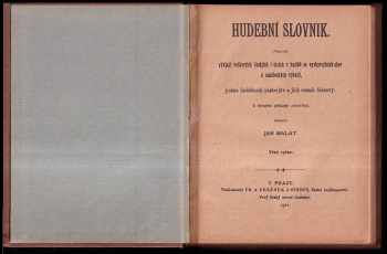 Jan Malát: Hudební slovník