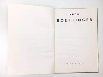 Hugo Boettinger: Hugo Boettinger