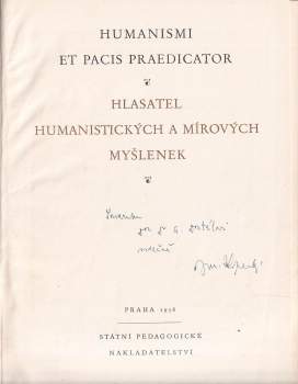 Desiderius Erasmus Rotterdamský: Humanismi et pacis praedicator