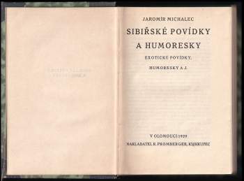 Jaromír Michalec: Humor na Sibiři + Sibiřské povídky a humoresky