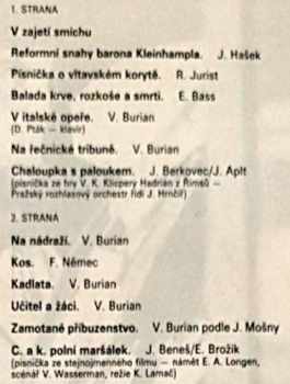 Vlasta Burian: Humor Vlasty Buriana 1