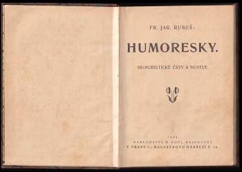 František Jaromír Rubeš: Humoresky
