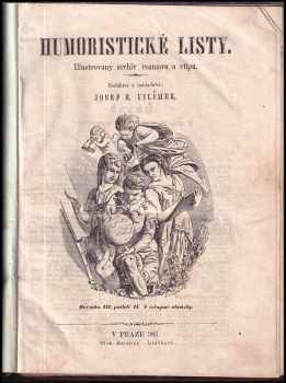 Humoristické listy Ročník 3 č. 41-52 Ročník 4 č. 1-13