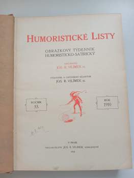 Humoristické listy ročník 53 - 52 čísel