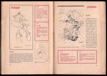 Jindřich Bešta: Humoristický Minikalendář Dikobrazu 1974