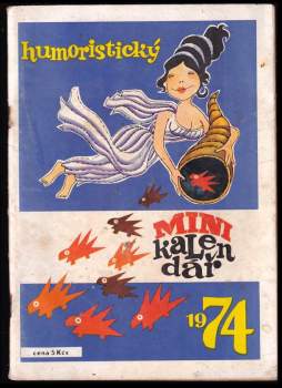 Humoristický Minikalendář Dikobrazu 1974