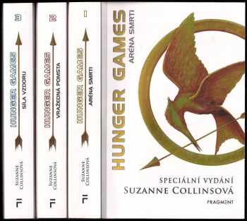 KOMPLET Suzanne Collins 3X HG Aréna smrti + HG Vražedná pomsta + HG Síla vzdoru