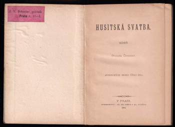 Otakar Červinka: Husitská svatba