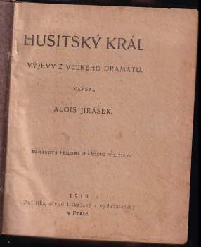 Alois Jirásek: Husitský král - I. dějství