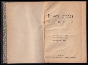 Jan Hus: Husova čítanka pro lid