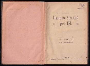 Jan Hus: Husova čítanka pro lid
