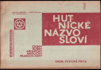 Otto Křístek: Hutnické názvosloví