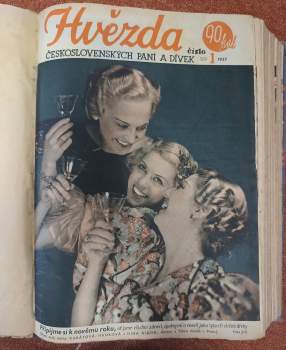 Adéla Langová: Hvězda československých paní a dívek 1937 č. 1 - č. 53