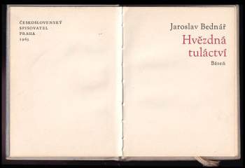Jaroslav Bednář: Hvězdná tuláctví