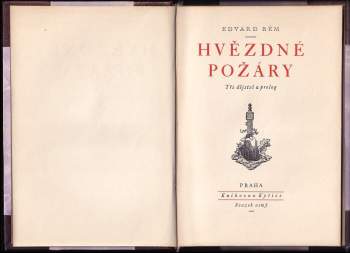 Edvard Bém: Hvězdné požáry