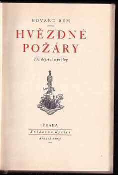 Edvard Bém: Hvězdné požáry
