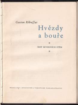 Gaston Rébuffat: Hvězdy a bouře