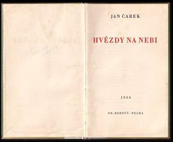 Jan Čarek: Hvězdy na nebi