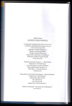 John Green: Hvězdy nám nepřály