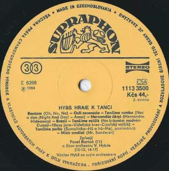 Václav Hybš: Hybš Hraje K Tanci