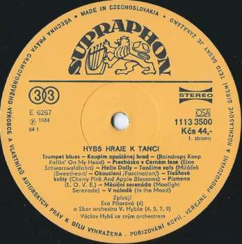 Václav Hybš: Hybš Hraje K Tanci