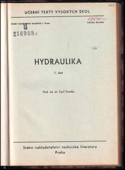 Cyril Patočka: Hydraulika