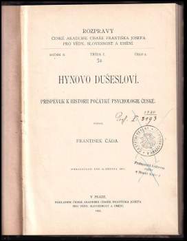 František Čáda: Hynovo dušesloví