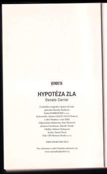 Donato Carrisi: Hypotéza zla
