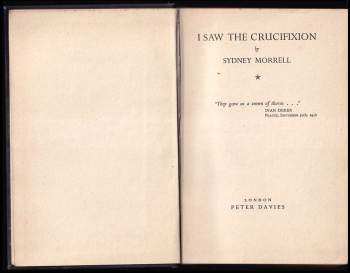 Sydney Morrell: I Saw the Crucifixion
