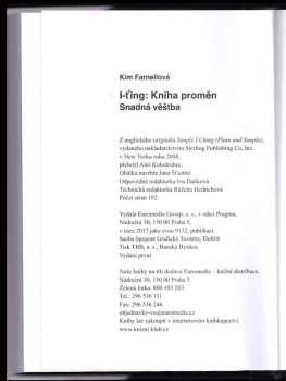 Kim Farnell: I-ťing: Kniha proměn